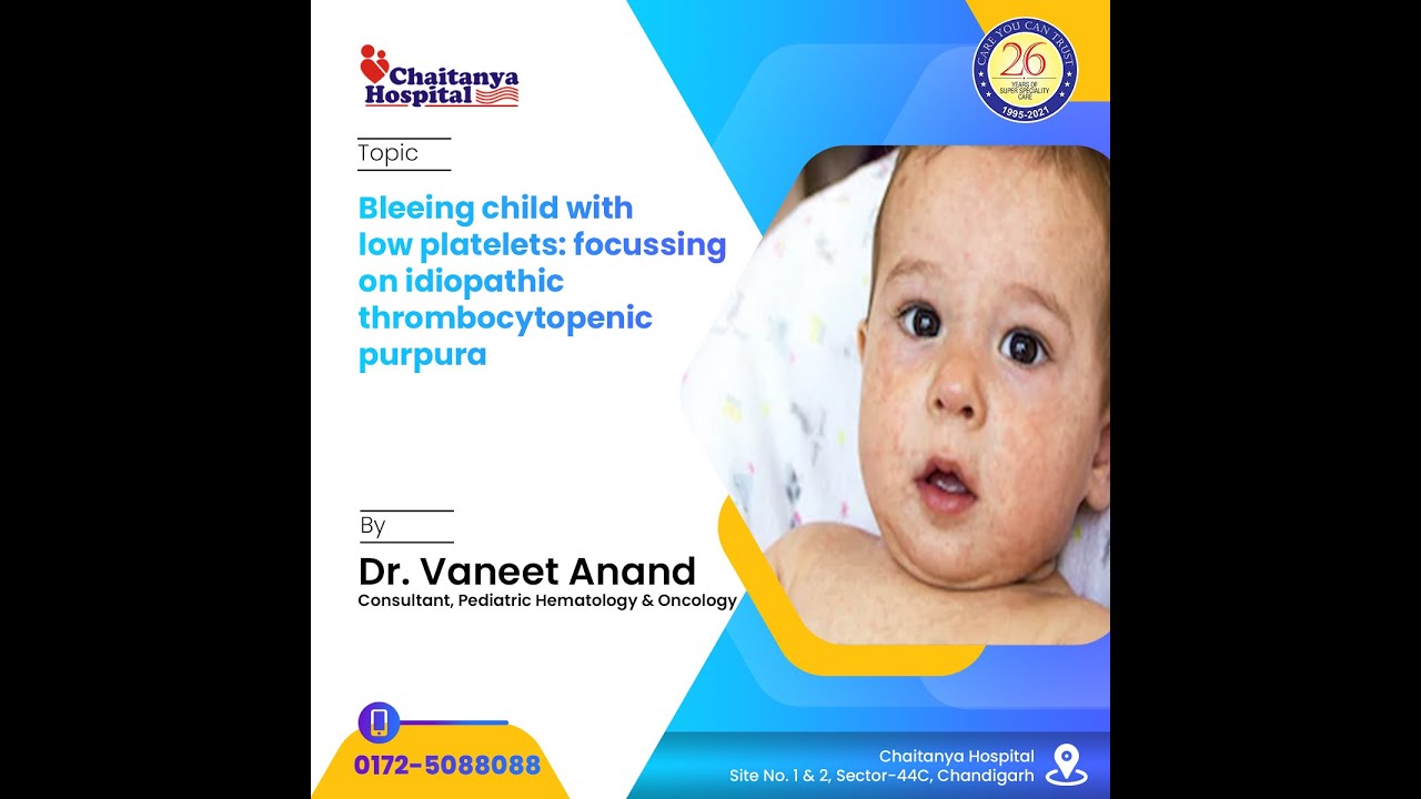 Bleeding child with low platelets focussing on idiopathic