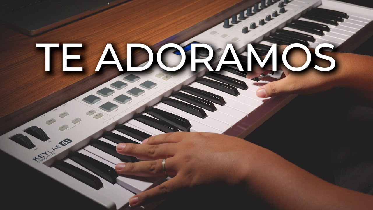 [1 Hora] Fondo para Orar | TE ADORAMOS | Piano Instrumental - Tiempo con el Espirítu Santo