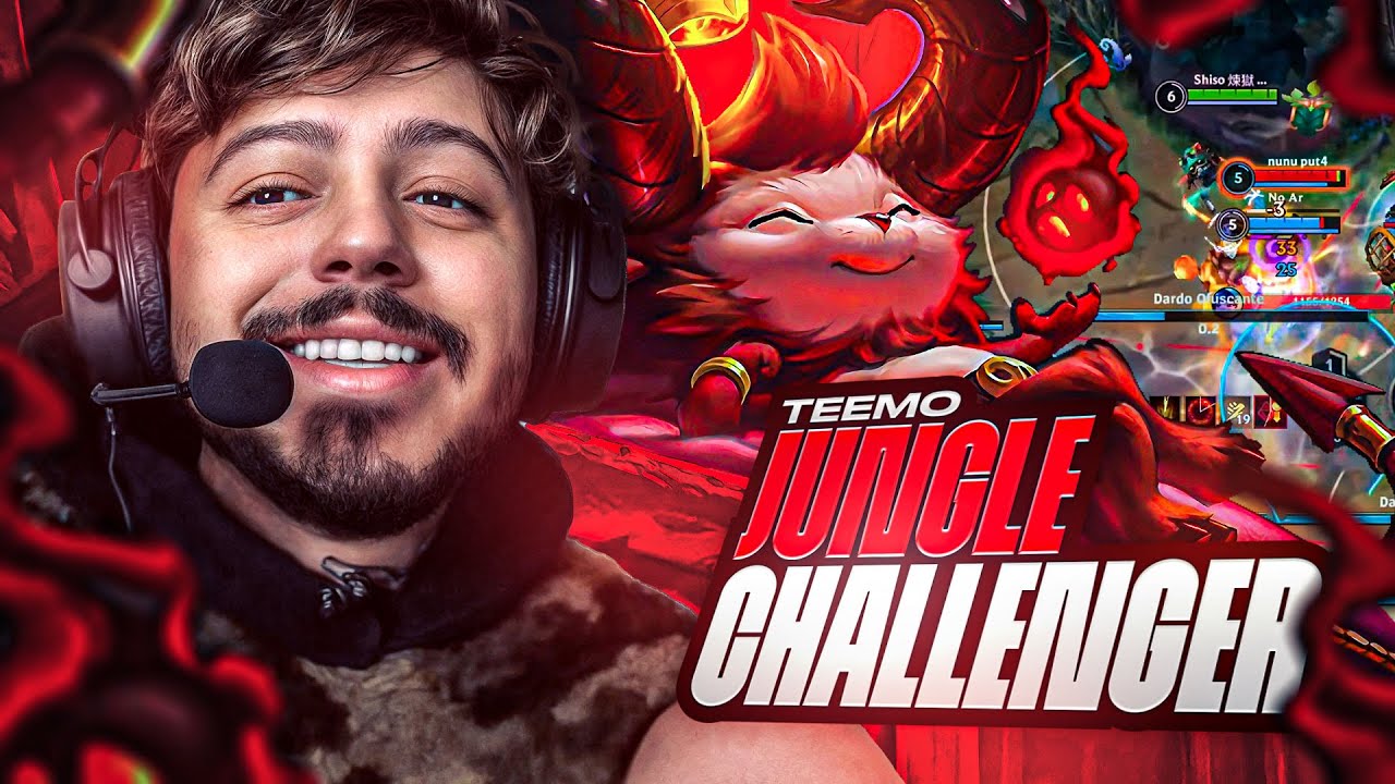TEEMO JUNGLE CHALLENGER! (insano)