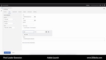 Adobe Launch Pixel Loader Extension by 33 Sticks