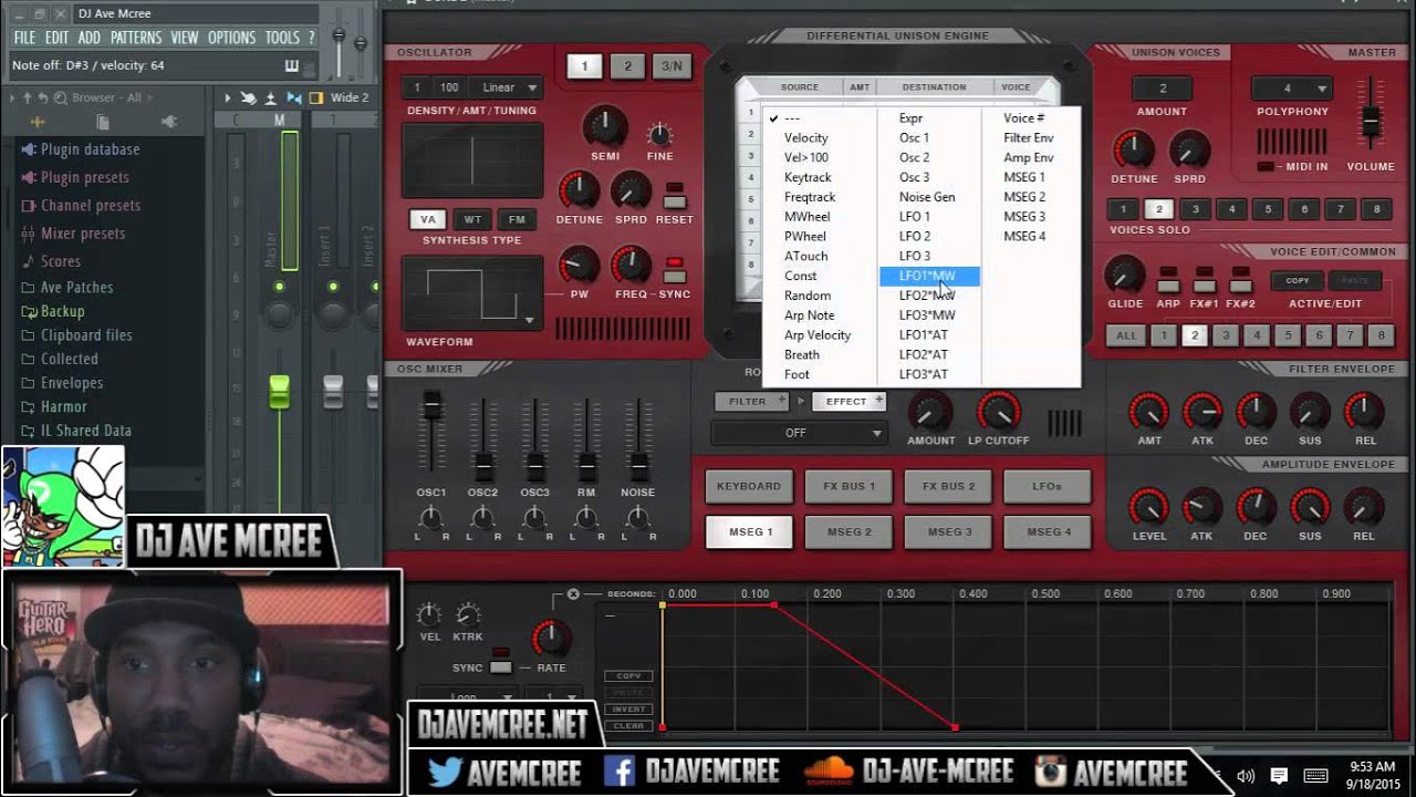Dune 2 VST tutorial: MSEG