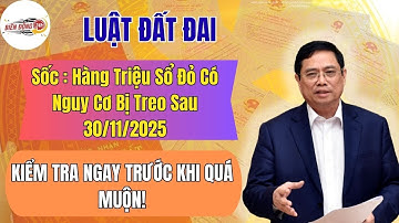 30/11/2025: Hạn Chốt Làm Sạch Dữ Liệu Đất Đai – 7 Lỗi Khiến Sổ Đỏ Bị Treo Vĩnh Viễn!