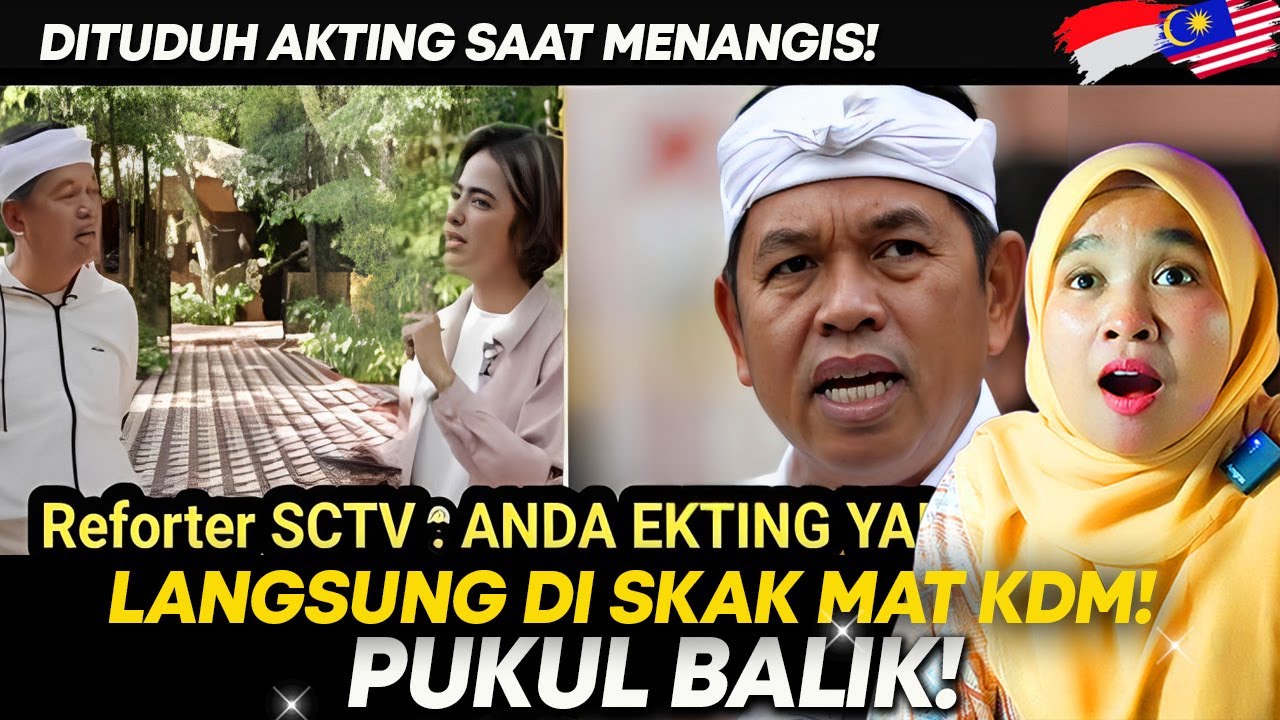 REAKSI 🇲🇾 : PUKUL BALIK! TV Nasional DI SKAK MAT KDM! Dituduh Ekting Saat Nangis Berujung Begini!