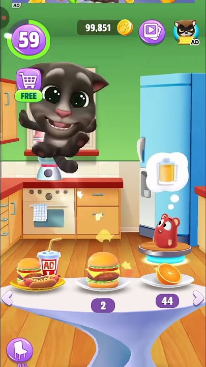 Talking Tom# The wind has gone out of it# short video#/🙊
