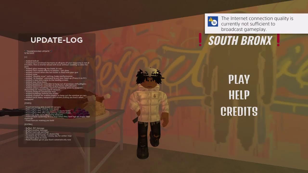 Roblox Playing South Bronx Trenches Grinding Spinning Console