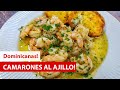 como hacer CAMARONES al AJILLO con VINO BLANCO 🍤🧄🍾 [DELICIOSOS] | Cocina Dominicana 🇩🇴