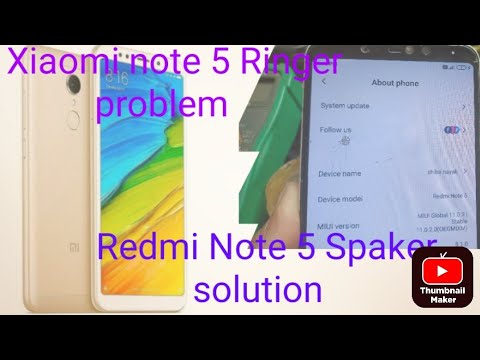 Redmi note 5 ringer speaker normal speaker problem solution. jumper ...