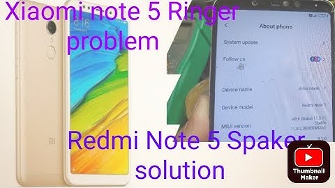 Redmi note 5 ringer speaker normal speaker problem solution. jumper problem solution