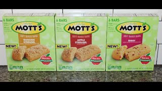 Mott’s Soft Baked Bars: Banana Streusel, Apple Streusel & Berry Review