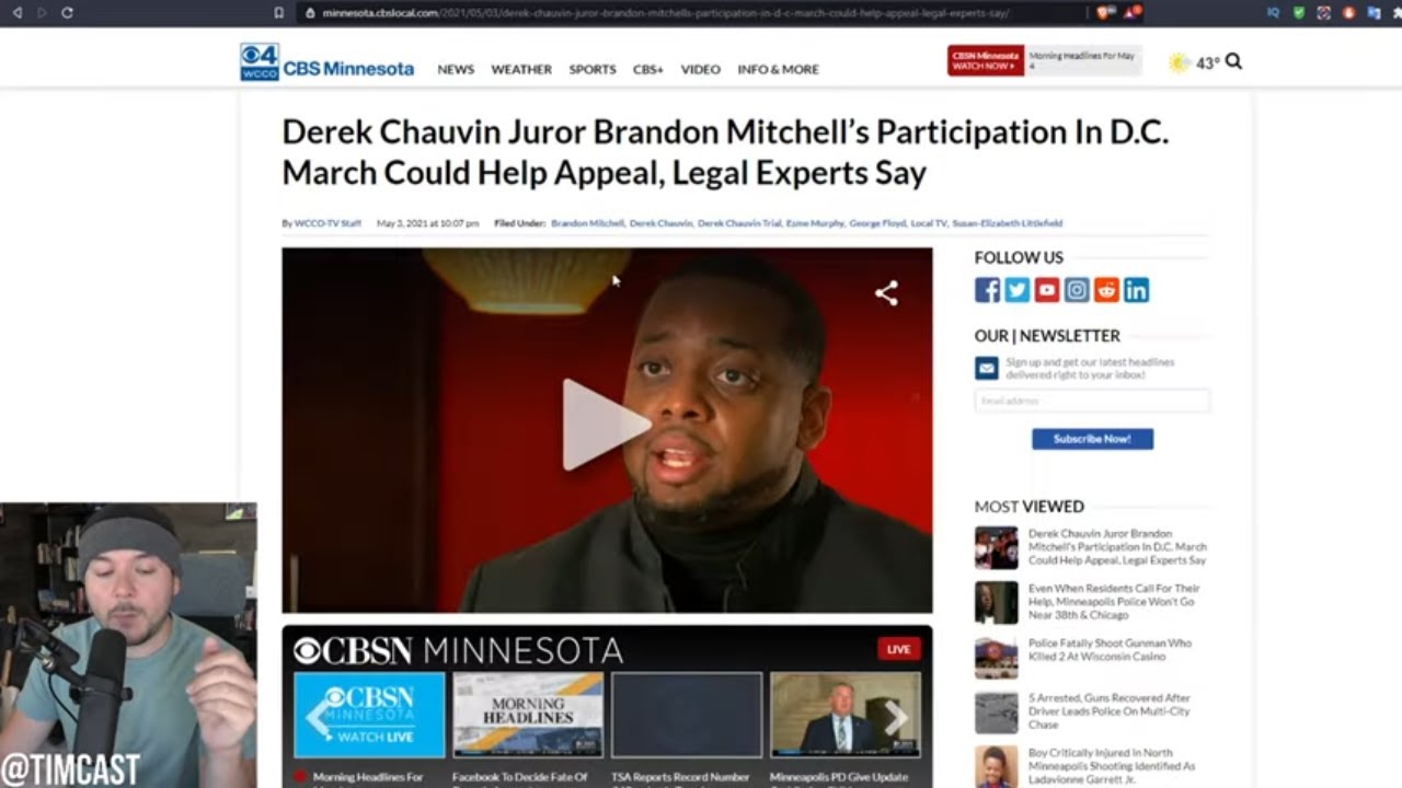 Chauvin Juror CAUGHT Having LIED On Questionnaire, Attended BLM Protest, MISTRIAL Could Be Declared