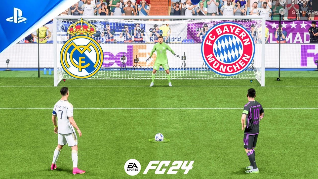 FC 24 | Real Madrid vs Bayern Munich | Ronaldo vs Messi | UCL FINAL ...