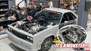 Installing Mullet's New 5,000hp 9.3L SMX Big Block... IT BARELY FITS!!! 1 Day Until Our Race...