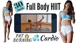 30 minutes Full Body FAT BURNING HIIT Workout! 2018 New Year Home Routine