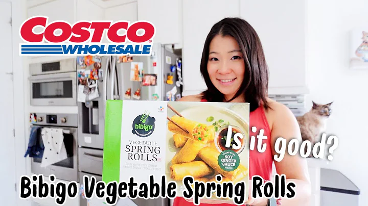COSTCO bibigo vegetable spring rolls review! Costco spring rolls
