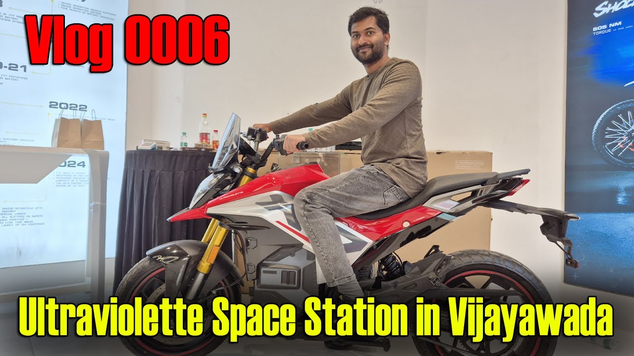 Vlog 0006 Ultraviolette Space Station launch in Vijayawada | TechTravelTelugu