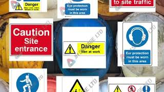 Construction site signs