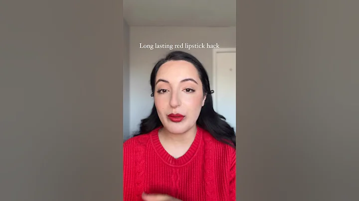 YOU NEED TO TRY THIS RED LIPSTICK HACK! 💋 #makeup #shorts