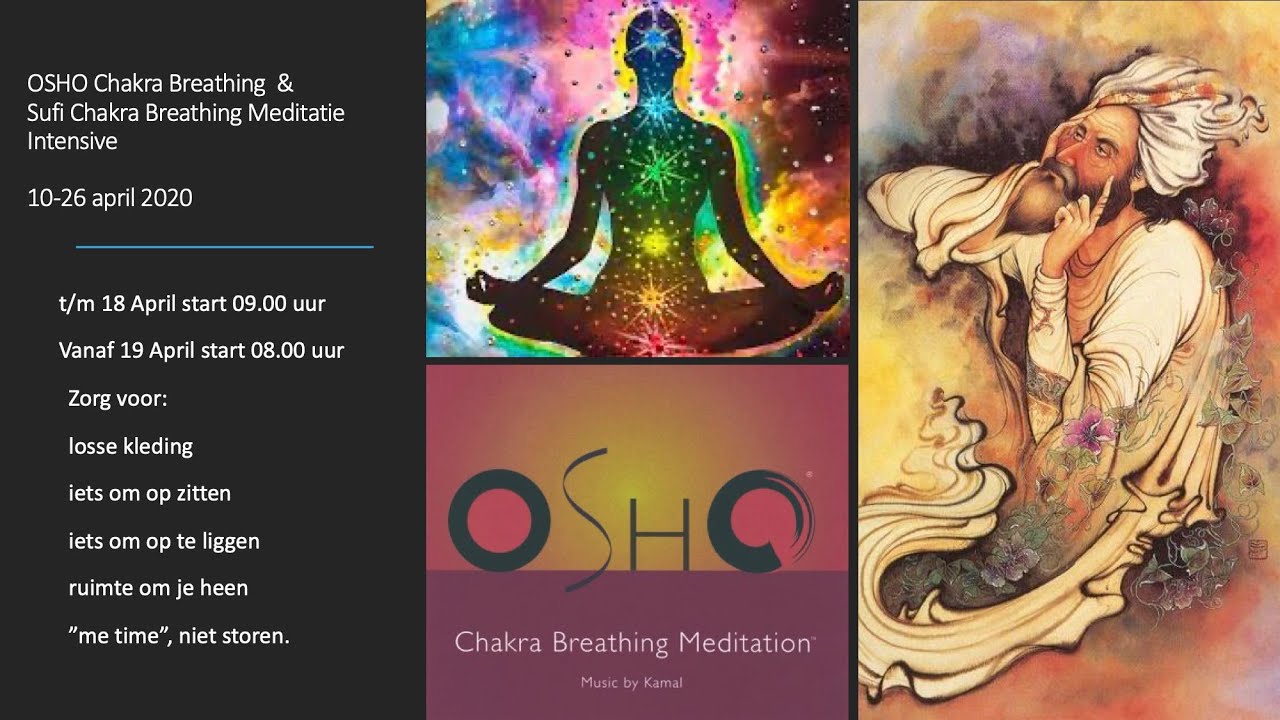 Sufi Chakra Breathing Intensive 23 april 2020 07.45-09.30 uur