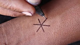 unique style triangle tattoo for boys #shorts #boy #art #tattoo #youtubeshorts #trending #viraltatto