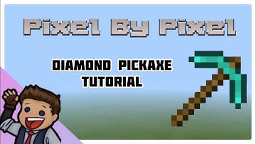 Diamond Pickaxe💎 ⛏Tutorial | Pixel Art🎨 ~ Minecraft~ Pixel By Pixel