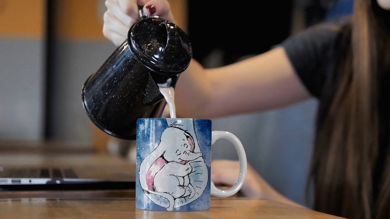 Dumbo Mug And His Mother - Ceramic 11Oz Great Gift Family And Friends