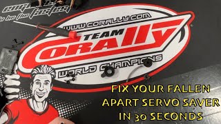 How to rebuild the ARRMA servo saver in 30 seconds