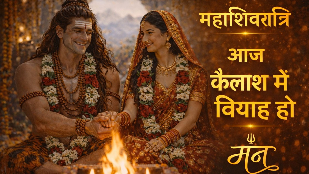 Kailash Mein Viyaah Ho(Official Music Video) – Mann || Shiv Parvati Wedding Song | Mahashivratri2026
