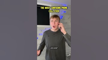 The Most Confusing Phone Call Ever! #Shorts