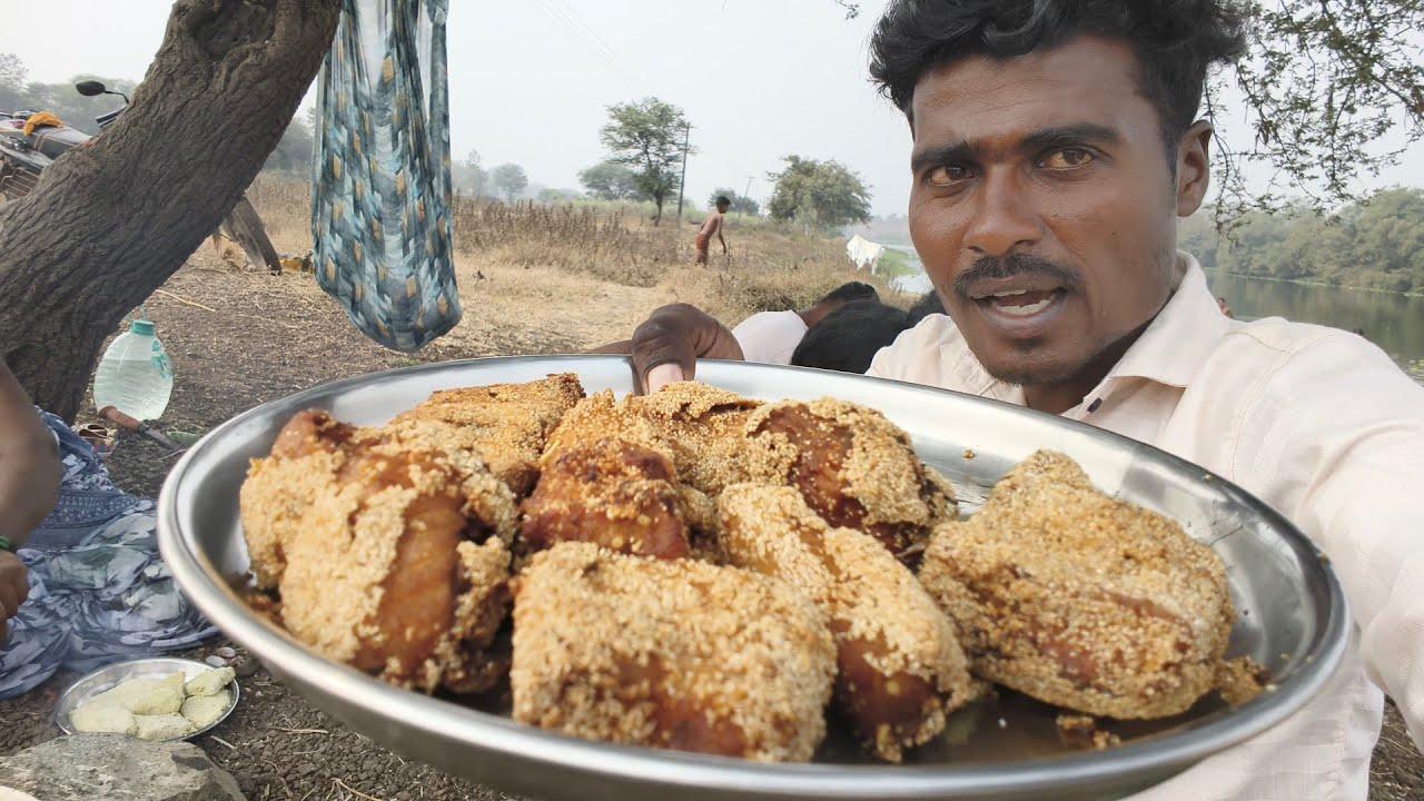 रोहिदास ने पकडला मोठा मासा🐠बाणावली नदी वरती एकदम भारी रेसिपी🥘बाजरीच्या भाकरी सोबत माशांची रेसिपी
