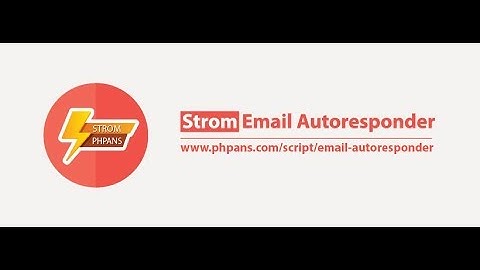 How To Install Strom Email Autoresponder