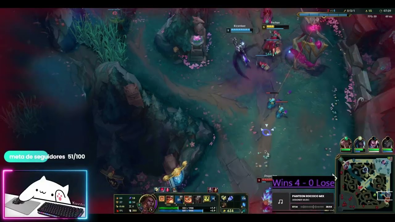 racha de 5 victorias