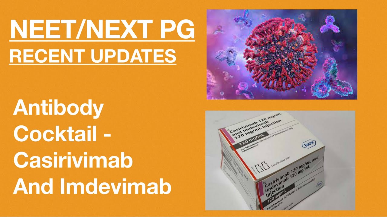 NEET/NEXT PG/FMGE | Recent Updates | Antibody Cocktail - Casirvimab And Imdevimab