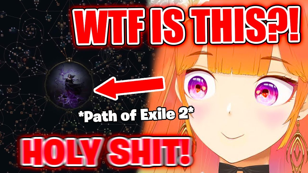 Kiara's First Time Reaction to Path of Exile's Skill Tree is Priceless【Hololive EN】