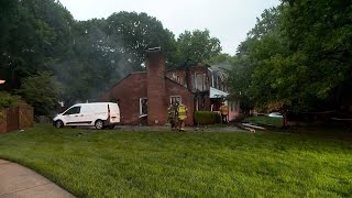 ‘Grateful we weren’t home’: Overnight fire rips through Matthews couple’s 15-year home