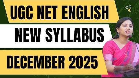 UGC NET Paper 2 English Literature Syllabus December 2025 & Most Important Topics for JRF
