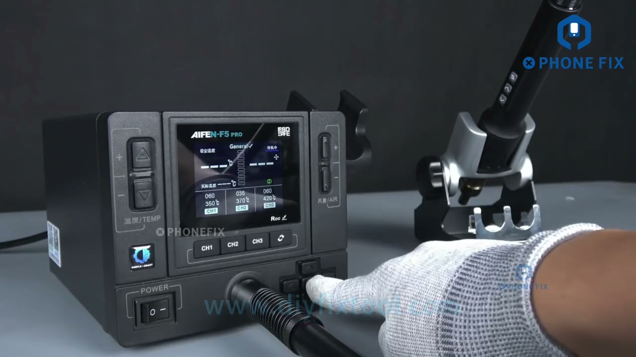 Introducing AIFEN F5PRO Hot Air Rework Station for Mobile Phone Repair (PCB BGA Welding Desoldering