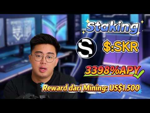 Staking Token $SKR — Ubah aset kecil menjadi penghasilan 3398% APY