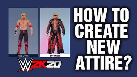 How To Create New Edge Summer Slam Attire! WWE 2K20