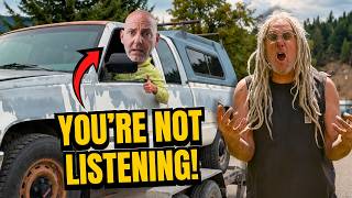 I Tried Moving Two Trucks With Mike Hall... He Regretted Helping Me