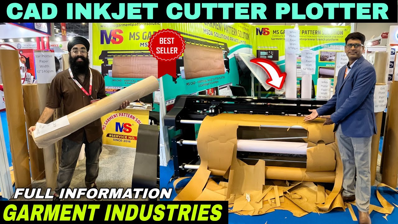 CAD INKJET CUTTER PLOTTER PATTERN CUTTER FOR GARMENTS INDUSTRIE￼ GRAPHIC,CAD,MACHINE 