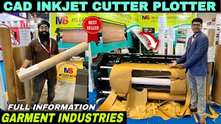 CAD INKJET CUTTER PLOTTER PATTERN CUTTER FOR GARMENTS INDUSTRIE￼ GRAPHIC,CAD,MACHINE #machine #cad 