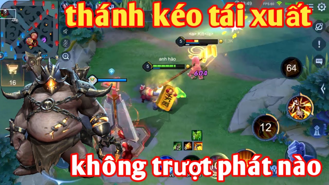 Liên Quân _ Anh Hảo Cầm Grakk Kéo Thế Này Ông Nội Team Bạn Cũng Không Đỡ Được