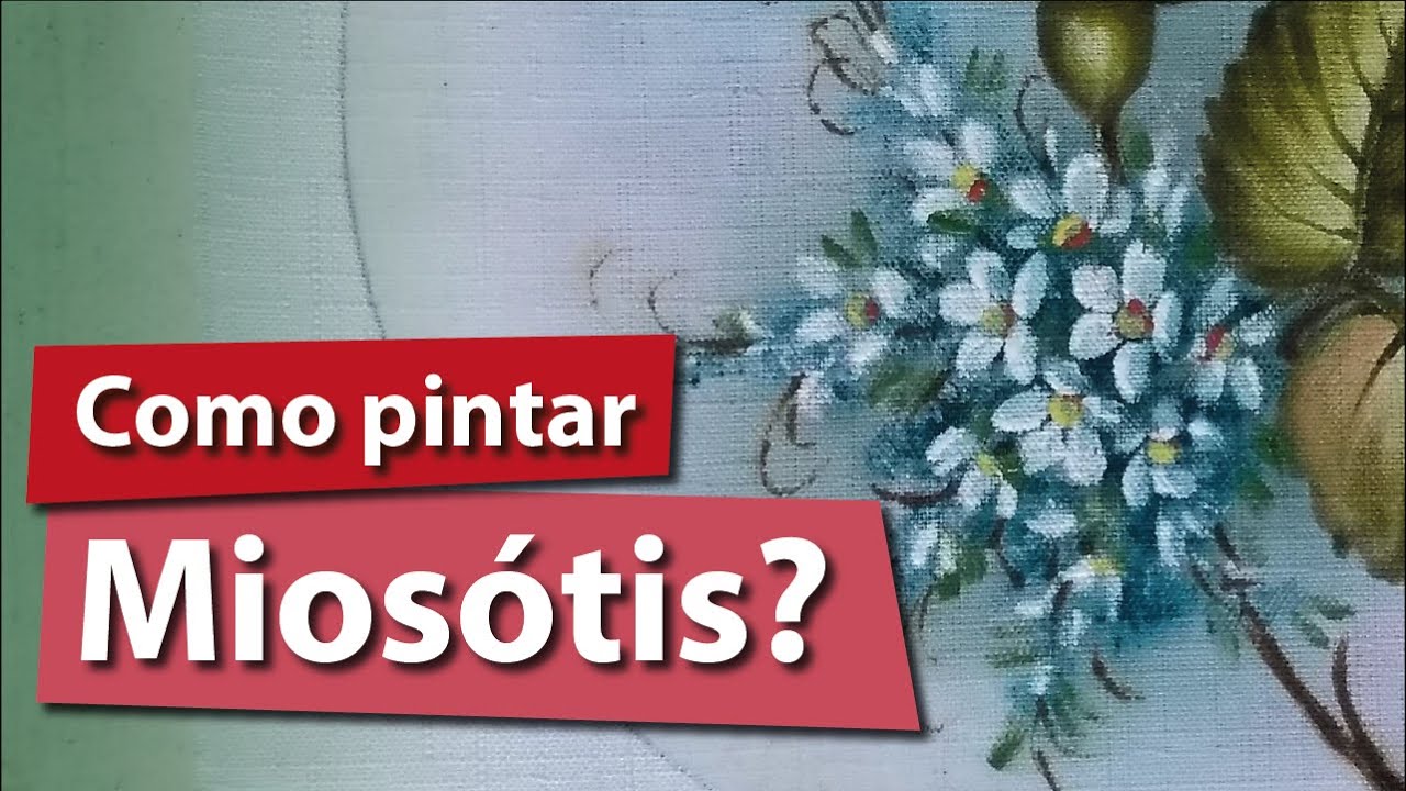 Detalhe 20 - Como pintar Miosótis para fundos?
