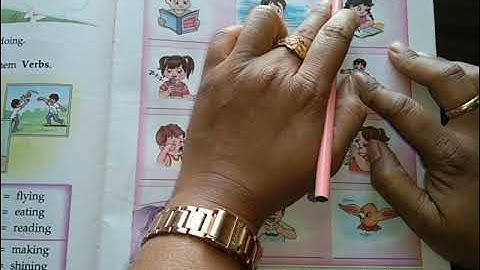 Class 1 English Grammar And Composition Chapter 11 Action Words