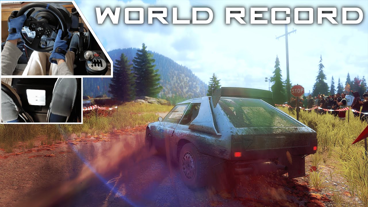 [World Record] Lantia Delta S4 | T300RS + TH8A + Pedalcam | DiRT Rally 2.0 (Onboard)