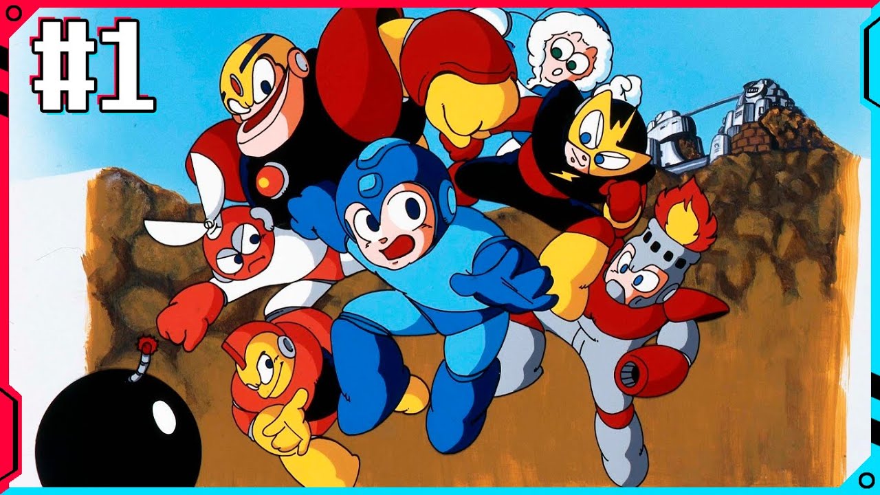Mega Man 1 (NES) – Parte 1 | Derrotando os 4 Primeiros Mestres Robot 🤖⚡