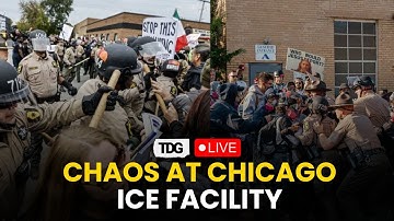 Chicago LIVE: Police Clash With Protesters Outside Chicago ICE Facility | Chicago Protest