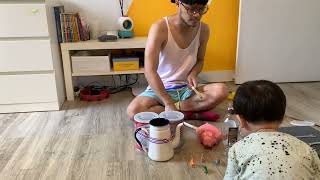Random object drumming and dinosaurs