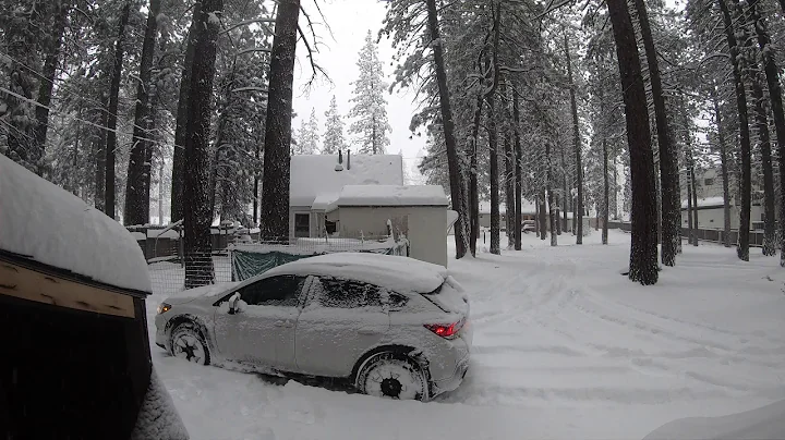 TIME-LAPSE of the major Thanksgiving Snow Storm. B...