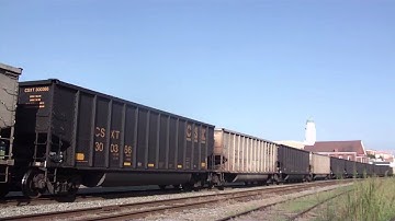 CSX 205 West in Hi Def at Charlottesville,VA on 9/11/11